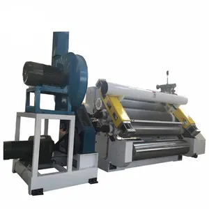 Single facer corrugated cardboard production line