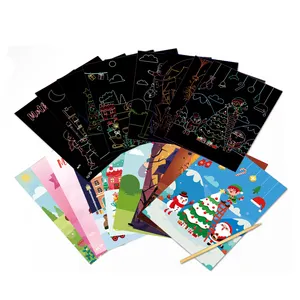 Conjunto de papel artesanal para crianças, arte de arco-íris, artesanato para meninos e meninas