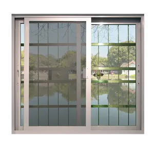 Китай производитель Европейский стиль ПВХ U-PVC раздвижные окна с двойным остеклением звукоизоляционные двери для кухонных окон UPVC