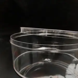 투명한 플라스틱 건빵 케이크 상자를 포장하는 처분할 수 있는 디저트 콘테이너 상자