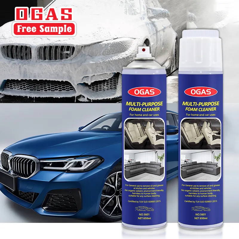 Free sample car foam cleaner Multipurpose Foam Cleaner Car care manufacturer promotion deep cleaning spray