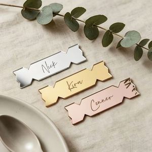 Accessoires décoratifs personnalisés en acrylique en forme de bonbon, gravés au laser, pour bijoux DIY et objets de collection tendance - Product Image 1