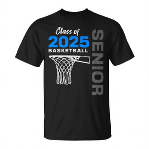 Camiseta de Baloncesto Negra para Hombre, Promocional, Clase de 2025 - Product Image 2