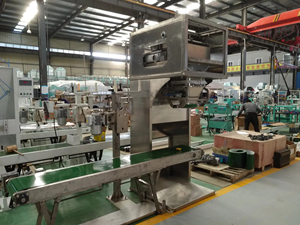 Machine d'emballage semi-automatique numérique haute vitesse à double trémie DCS-50FB1 pour <span class=keywords><strong>riz</strong></span>, haricots et produits chimiques |   5-50 kg |   1020 sacs/heure - Product Image 4