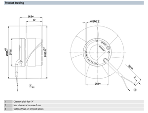 Ventiladores Axiales ebm-papst S4E500-AE03-01 de 500 mm para HVAC, Condensador, Ventilación Industrial y Refrigeración - Product Image 3