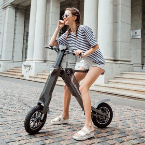 Batterie Li-Ion 48V 350W 12 "* 2.0 Pneu Led Avant et Arrière Lumière Multifonction Pliable Scooter Électrique Vélo - Product Image 6