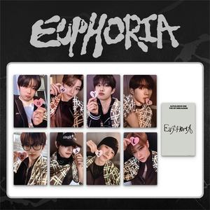 8 cartes photo KPOP ALD1, nouvel album EUPHORIA, cartes LOMO brillantes double face, cartes postales JUNSEO ARNO <span class=keywords><strong>LEO</strong></span> GEONWOO, collection pour fans - Product Image 5