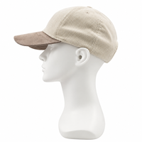 Casquette de baseball vintage en velours côtelé avec lettres brodées, respirante, protection solaire, chapeau souple pour les trajets quotidiens et le shopping en ville