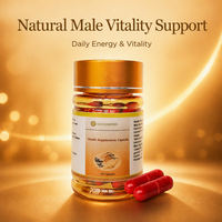 Capsules de Cordyceps et de Ginseng pour Hommes – Complément Alimentaire Herbal en Fibres – Améliore la Vitalité – Vente en Gros Usine