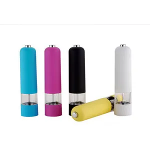 Hot Selling Salt and Pepper Electric Stainless Steel Pepper Grinder CLASSIC Customized Electric Grinder Mill with ABS Shell