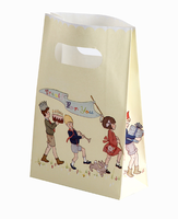 Xmxxinke — machine de fabrication de sacs en papier kraft, contenant carré, bon marché, recyclage de Logo, d'aliments