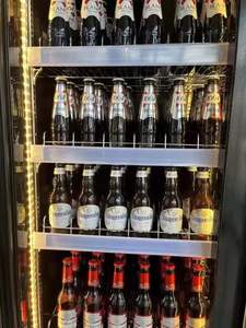 Enfriador comercial de 4 puertas, armario de bebidas frías y vertical para supermercado, tienda de comestibles, refrigerador de botellas de bebidas, puerta de vidrio - Product Image 4