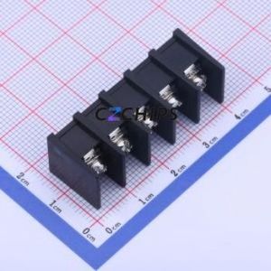 KF25S-7.62-5P Barrier Terminal Block Through hole Component (THT),P=7.62mm Connector Two Sides 7.62mm 1x5P Straight Pin - Product Image 1