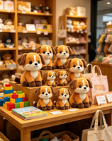Boneka Plush OEM Berkualitas Tinggi Bahan Plush Lembut untuk Permainan Anak Hadiah Promosi Bisnis Mainan Plush
