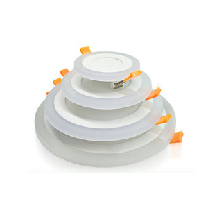 Đèn Bảng Led 2 Màu Xanh Dương + Trắng 3 Mẫu Đèn Trần Hình Vuông LED Lõm 6W 9W 12W 24W Đèn Trong Nhà 110V 220V - Product Image 1