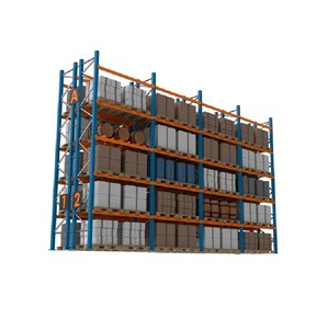 Étagère de stockage en acier enduit de poudre de système industriel résistant de support de palette d'entrepôt - Product Image 5