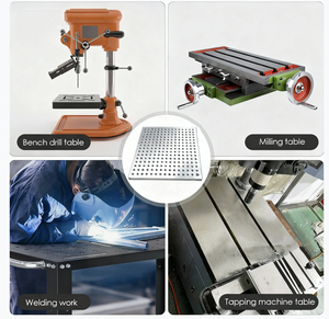 Plaque de fixation d'outillage en aluminium 6061 T6 pour usinage <span class=keywords><strong>CNC</strong></span> de précision, plaque de maintien de pièce personnalisée, plaque de fixation de table d'outillage - Product Image 5
