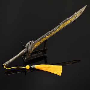 נרקה bladepoint Xuanwen חרב 29 ס "מ סגסוגת אבץ-רפליקה מתכת עם מעמד תצוגה - Product Image 6