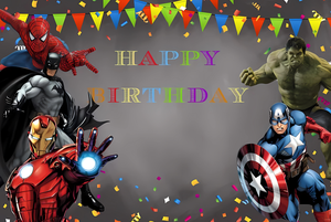 Fondo de Decoración con Temática de <span class=keywords><strong>los</strong></span> <span class=keywords><strong>Vengadores</strong></span>, Superhéroes, para Fiestas de Niños, Decoración de Cumpleaños, Pancarta, Suministros de Decoración - Product Image 5