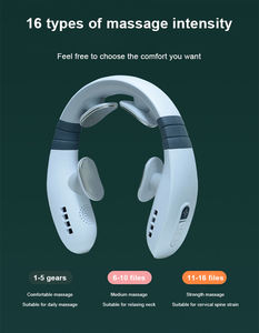 IShine Produk Kecantikan Terbaru Puluhan Pulsa Cerdas Nirkabel Kompres Panas Listrik Pintar Ion Negatif Pemijat Leher dengan Kipas - Product Image 3