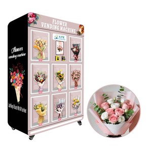 Distributeur automatique de fleurs intelligent OEM avec écran tactile, contrôle de la température, intégration SDK, options de paiement multiples, gestion basée sur le cloud - Product Image 1