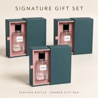 Boîte de parfum personnalisée de luxe, boîte d'emballage rigide en carton sur mesure pour flacon de parfum, cadeau et utilisation par les marques de luxe
