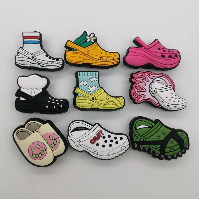 PVC Shoe Charms fibbie ornamenti per scarpe zoccoli regalo per feste-per regali promozionali e aziendali
