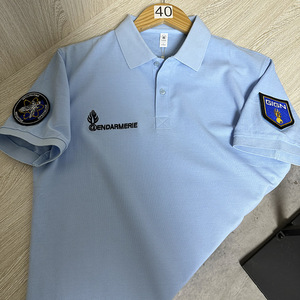 T-shirt unisexe en tissu soyeux et frais, thème <span class=keywords><strong>Gendarmerie</strong></span> Française, pour club et événements décontractés - Product Image 1