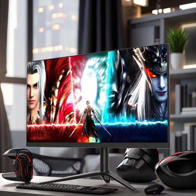 4K 3840*2160 High Resolution Free G Sync Flat Display 27 Inch 144hz IPS Panel 1ms Response 1000:1 Contrast Gaming Monitor