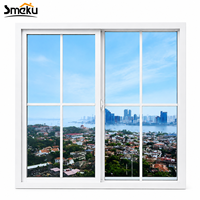 Ventana Corredera de Vinilo PVC con Perfil Transparente, Resistente a la Intemperie y al Sonido, de Tamaño Personalizado, Simple o Doble, Moderna, para Sala de Estar de Apartamento