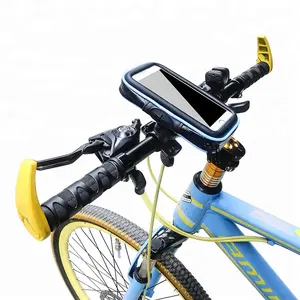 Sac de téléphone portable étanche rotatif à 360 degrés pour bicyclette, montage pour téléphone portable de 4 à 6.5 pouces