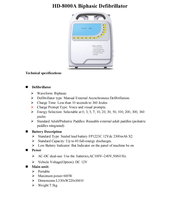 Défibrillateur cardiaque à usage humain ou animal AED Machine Défibrillateur biphasique externe automatique