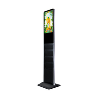 Kiosco Interactivo con Pantalla Táctil FHD de 21.5 Pulgadas y Soporte para Catálogos y Folletos