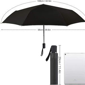 Regalos Promocionales 2024, Paraguas Automático Plegable de 3 Secciones, Resistente al Viento, Función para Colgar, para Todas las Estaciones, Fácil de Transportar, Impresión de Logotipo Personalizado - Product Image 6