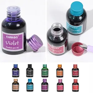 Tinta para Pluma Estilográfica de Color Puro, Recarga Universal, Papelería Escolar, Producto Nuevo, Paz y Felicidad, 30 ml - Product Image 3