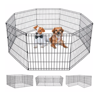 Offre Spéciale bricolage chien parc filet de fer clôture pour chat et petits animaux coffre-fort pour animaux de compagnie avec fermeture à bouton pour jeu intérieur
