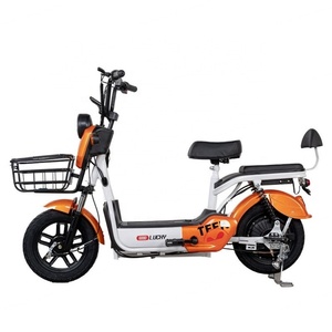 Factory Wholesale Electric Scooter 14 Inch 350W Adult Electric <b>Bicycle</b> 48V12Ah Rechargeable Lead-acid Battery Electric Bike - Product Image 2