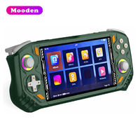 Consola de Juegos Retro Portátil Mooden RG52 Mini con Aplicación Android, Pantalla de 5.5 Pulgadas, Consola de Videojuegos RK3562 para PSP
