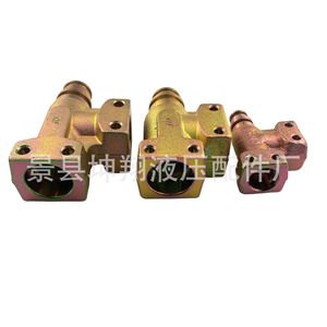 Conector Hidráulico Tipo F, Unión Giratoria Macho a Hembra, Reductor en T, Accesorios de Soporte para Minería - Product Image 1