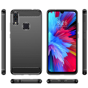 In Fibra di carbonio Antiurto Molle di TPU Della Copertura Posteriore Cassa Del Telefono mobile <span class=keywords><strong>Per</strong></span> <span class=keywords><strong>xiaomi</strong></span> <span class=keywords><strong>redmi</strong></span> nota <span class=keywords><strong>7</strong></span> - Product Image 6