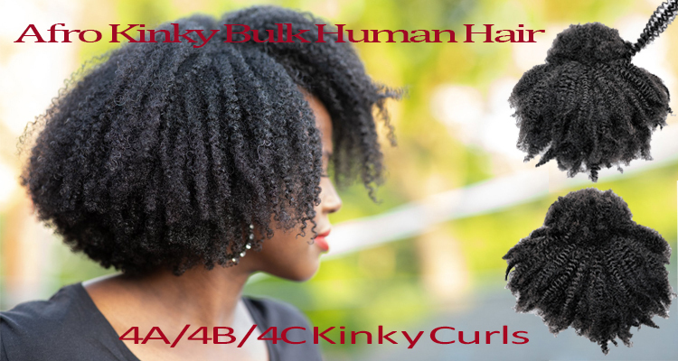 KAMA Afro Kinky Curly Deep Curly Hair Weave 100% Human Hair Bulk Bundles Wholesale Price Wavy Bundle for Braiding Detail Section 1