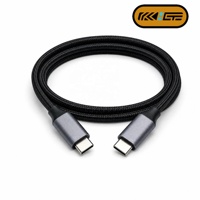 Cable de Datos de Alta Velocidad Tipo C Personalizado de Grado Industrial, Cable de Nailon para Computadora con Longitud Personalizada, Logotipo en el Carcasa, Venta Directa de Fábrica, 5A de Carga Rápida