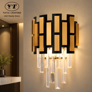Lámpara de pared LED acrílica moderna para interiores, con marco de metal, E27, 2W, CCT seleccionable, para dormitorio, sala de estar, hogar, hotel, villa, proyecto. - Product Image 1