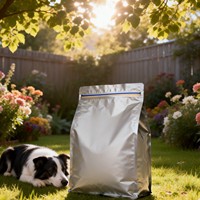 Sacs d'emballage refermables de qualité alimentaire, résistants à l'humidité, imprimés sur mesure, pour aliments pour animaux, avec soufflet latéral et fond plat