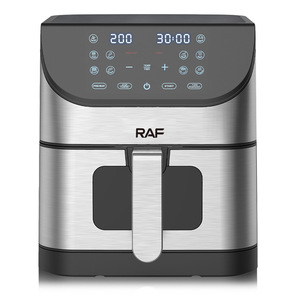 New Stainless Steel 8L air Fryer <b>Oven</b> Fryer Oil Free Electric Deep Digital Air Fryers With Visible Window - Product Image 5