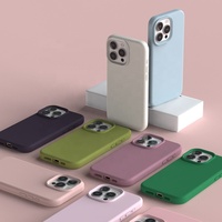 Bonne qualité véritable étui de téléphone en Silicone liquide étui officiel pour iPhone 17 16 15 14 13 12 Pro Max confortable sensation étui en silicone