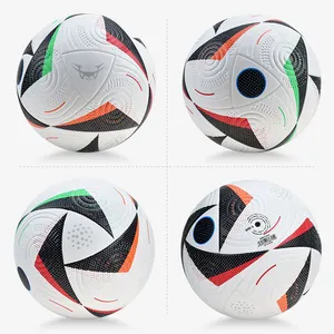 Balón de fútbol de alta calidad, nivel de competición, tamaño 5, Unión térmica, fútbol, PU, fábrica profesional, venta al por mayor