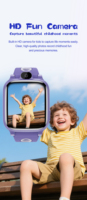 Reloj Inteligente para Niños LY06, el Más Vendido del 2026, con Sistema Operativo Android, Pantalla IPS Cuadrada, Diseño de Silicona, Cronógrafo, Monitor de Sueño y Brújula