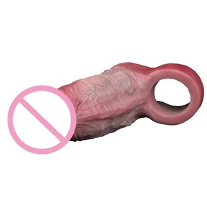 Extensor de Pene Realista de Silicona, Juguete Sexual para Hombres, Funda para Agrandar el Pene - Product Image 4