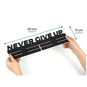 Présentoir mural en métal personnalisé pour médailles sportives, idéal pour les fabricants de présentoirs DIY pour médailles de football et autres médailles sportives - Product Image 2